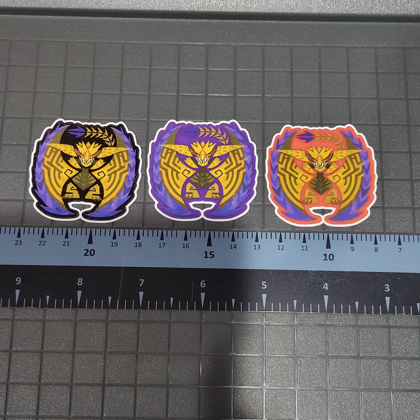 TU3 Update! Monster Hunter, Wilds Large Monster Glossy Vinyl Stickers