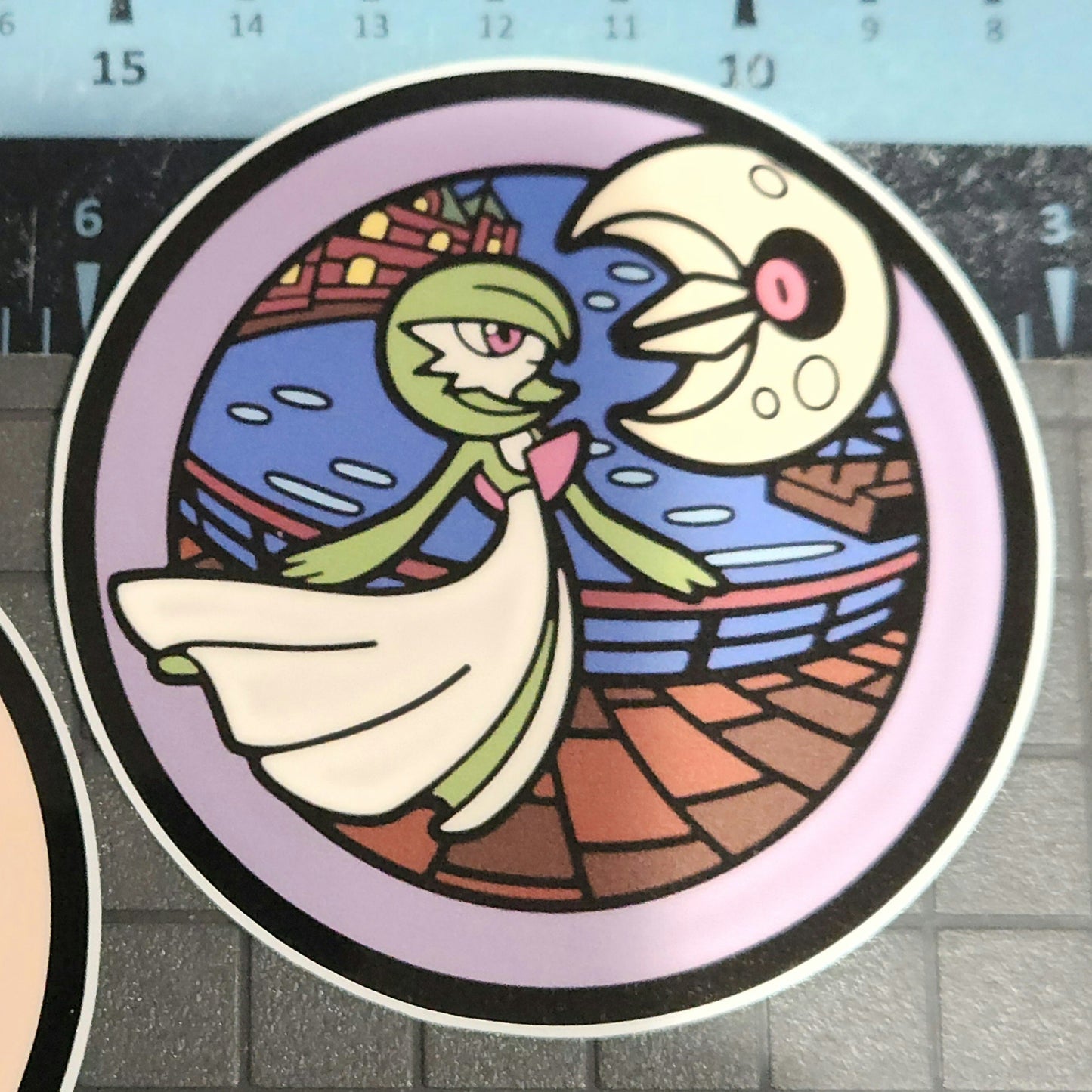 Pokemon Gardevoir Lunatone sticker