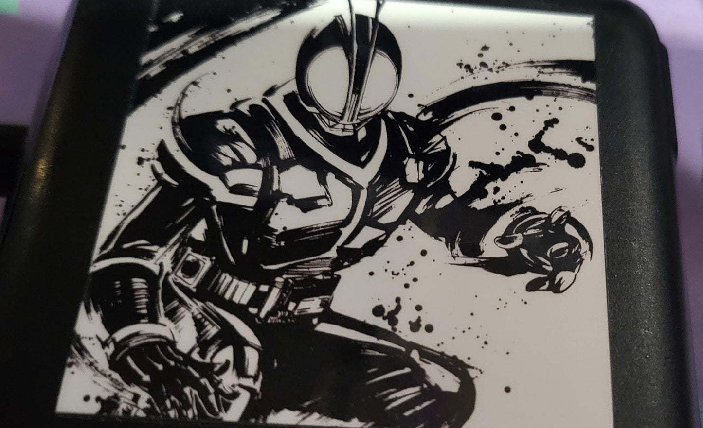 Kamen Rider Sumi Ink Style Glossy Sticker