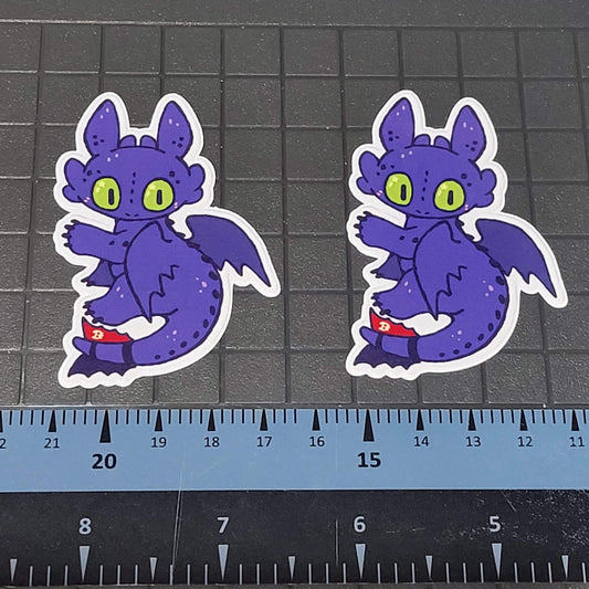 HTTYD, Toothless Glossy Sticker