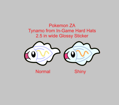 Pokemon ZA Tynamo from Canari's DYN4MO club Sticker