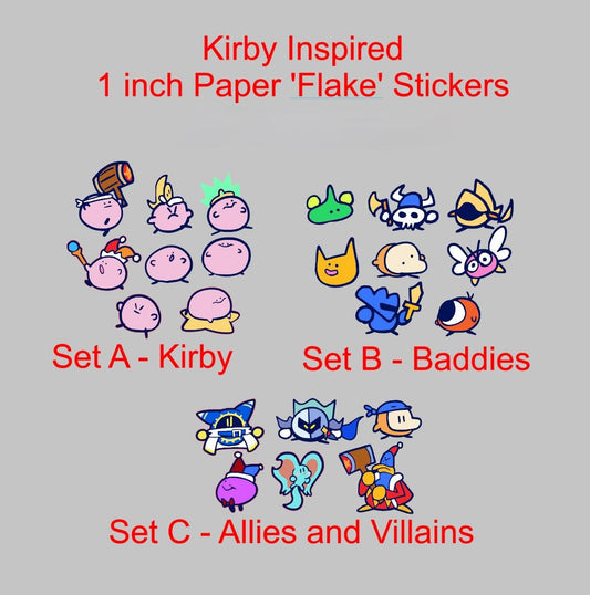 Kirby, Paper Sticker Flakes