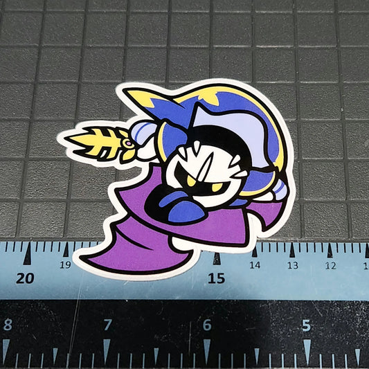 Kirby Air Riders, Meta Knight Shadow Star Glossy Sticker